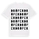 Dröper ordlek t-shirt