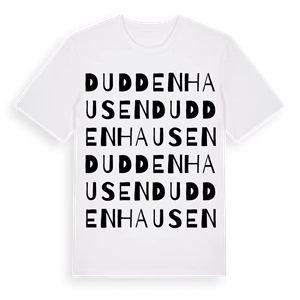 Duddenhausen ordlek t-shirt – ekologisk bomull t-shirt från Pinshirt