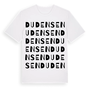 Dudensen ordlek t-shirt – ekologisk bomull t-shirt från Pinshirt