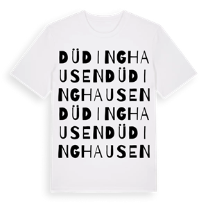 Düdinghausen ordlek t-shirt – ekologisk bomull t-shirt från Pinshirt