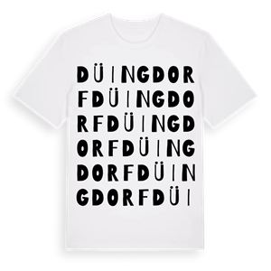 Düingdorf ordlek t-shirt – ekologisk bomull t-shirt från Pinshirt