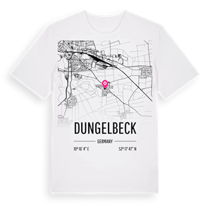 Dungelbeck karta t-shirt – ekologisk bomull t-shirt från Pinshirt
