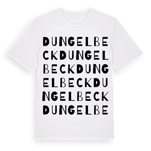 Dungelbeck ordlek t-shirt – ekologisk bomull t-shirt från Pinshirt
