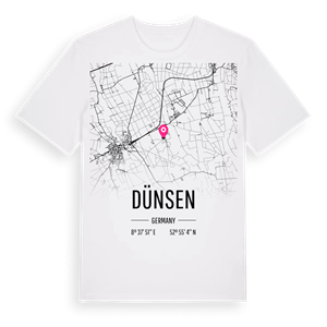 Dünsen karta t-shirt – ekologisk bomull t-shirt från Pinshirt