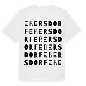 Ebersdorf ordlek t-shirt – ekologisk bomull t-shirt från Pinshirt