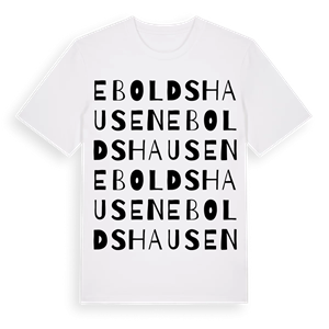 Eboldshausen ordlek t-shirt – ekologisk bomull t-shirt från Pinshirt