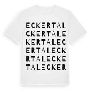 Eckertal ordlek t-shirt – ekologisk bomull t-shirt från Pinshirt
