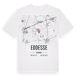 Eddesse karta t-shirt – ekologisk bomull t-shirt från Pinshirt
