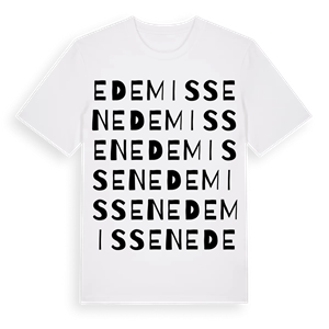 Edemissen ordlek t-shirt – ekologisk bomull t-shirt från Pinshirt