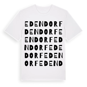 Edendorf ordlek t-shirt – ekologisk bomull t-shirt från Pinshirt