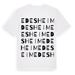 Edesheim ordlek t-shirt – ekologisk bomull t-shirt från Pinshirt
