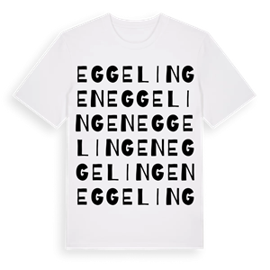 Eggelingen ordlek t-shirt – ekologisk bomull t-shirt från Pinshirt