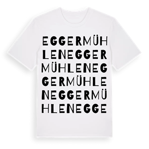 Eggermühlen ordlek t-shirt – ekologisk bomull t-shirt från Pinshirt