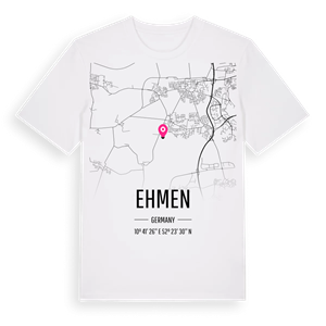 Ehmen karta t-shirt – ekologisk bomull t-shirt från Pinshirt