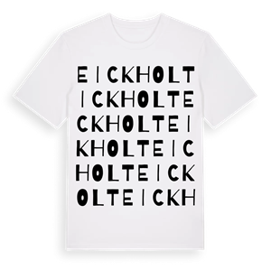 Eickholt ordlek t-shirt – ekologisk bomull t-shirt från Pinshirt