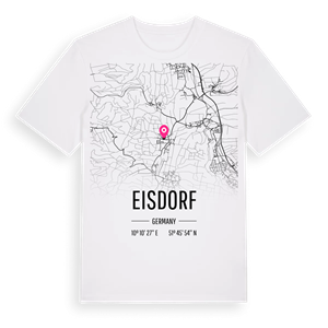 Eisdorf karta t-shirt – ekologisk bomull t-shirt från Pinshirt