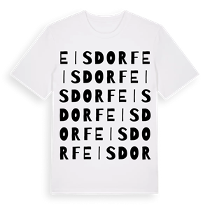 Eisdorf ordlek t-shirt – ekologisk bomull t-shirt från Pinshirt