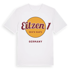 Eitzen 1 cirkel t-shirt – ekologisk bomull t-shirt från Pinshirt