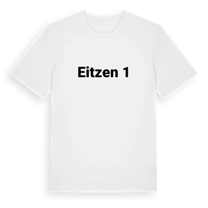 Eitzen 1 fetstil t-shirt – ekologisk bomull t-shirt från Pinshirt