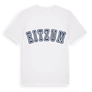 Eitzum college t-shirt – ekologisk bomull t-shirt från Pinshirt