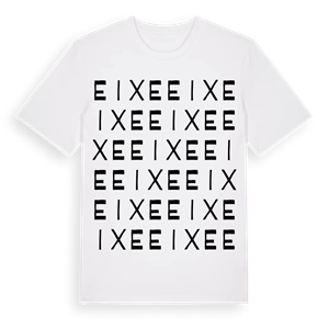 Eixe ordlek t-shirt – ekologisk bomull t-shirt från Pinshirt