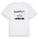 Någon i Elbinger Straße älskar mig t-shirt