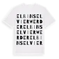Elbinsel Vierwerder ordlek t-shirt