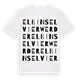 Elbinsel Vierwerder ordlek t-shirt