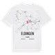 Eldingen karta t-shirt
