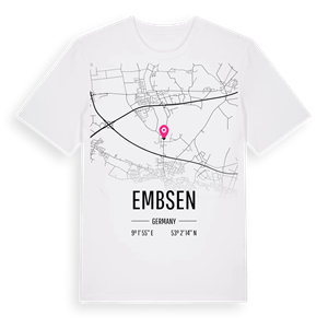Embsen karta t-shirt – ekologisk bomull t-shirt från Pinshirt