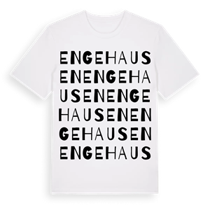 Engehausen ordlek t-shirt – ekologisk bomull t-shirt från Pinshirt