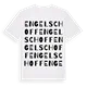 Engelschoff ordlek t-shirt