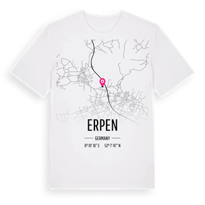Erpen karta t-shirt – ekologisk bomull t-shirt från Pinshirt