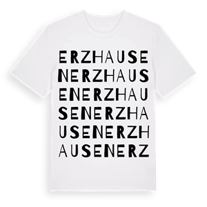 Erzhausen ordlek t-shirt – ekologisk bomull t-shirt från Pinshirt