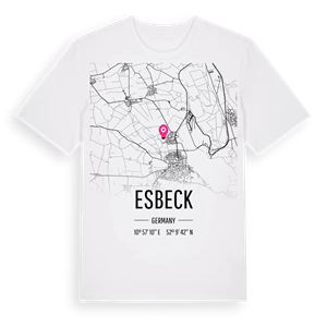 Esbeck karta t-shirt – ekologisk bomull t-shirt från Pinshirt