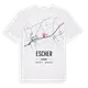 Escher karta t-shirt
