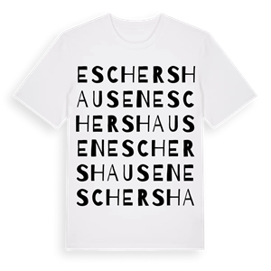 Eschershausen ordlek t-shirt – ekologisk bomull t-shirt från Pinshirt