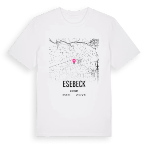 Esebeck karta t-shirt – ekologisk bomull t-shirt från Pinshirt