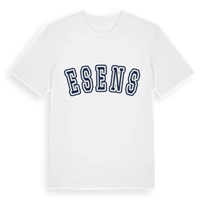 Esens college t-shirt – ekologisk bomull t-shirt från Pinshirt