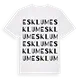 Esklum ordlek t-shirt