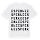Esperke ordlek t-shirt