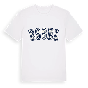 Essel college t-shirt – ekologisk bomull t-shirt från Pinshirt