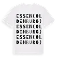 Essen (Oldenburg) ordlek t-shirt