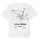 Essen-Zentrum karta t-shirt