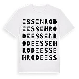 Essenrode ordlek t-shirt – ekologisk bomull t-shirt från Pinshirt