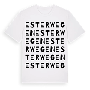 Esterwegen ordlek t-shirt – ekologisk bomull t-shirt från Pinshirt