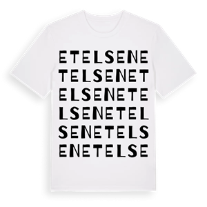 Etelsen ordlek t-shirt – ekologisk bomull t-shirt från Pinshirt