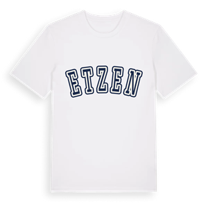 Etzen college t-shirt – ekologisk bomull t-shirt från Pinshirt