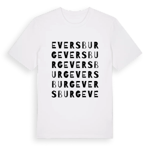 Eversburg ordlek t-shirt – ekologisk bomull t-shirt från Pinshirt