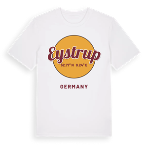 Eystrup cirkel t-shirt – ekologisk bomull t-shirt från Pinshirt
